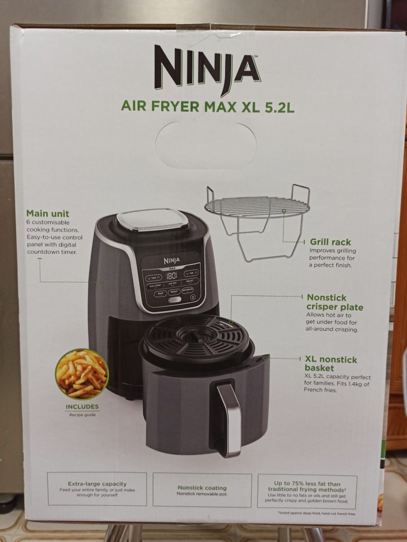 Buy the Ninja Foodi AF160 Air fryer Max 5.2L 6 Cooking Functions