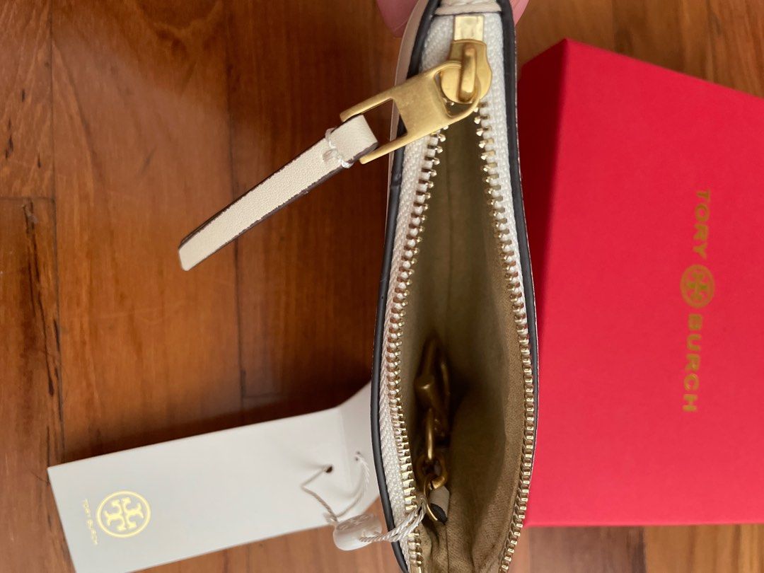 Tory burch monogram card case keyring discount