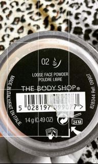 Body shop loose face powder