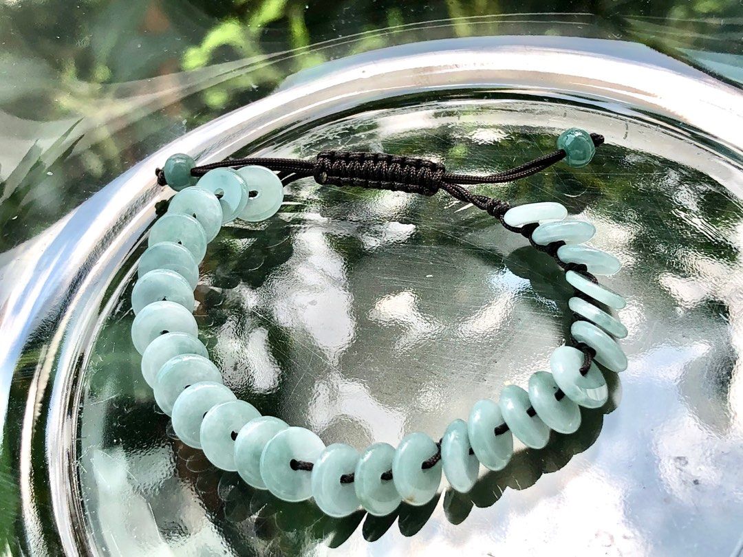 Jade discount coin bracelet