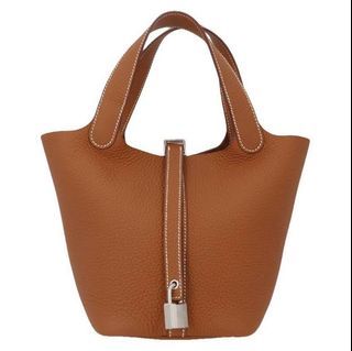 Replica Hermes Picotin Lock 18 Bag In Bordeaux Clemence Leather