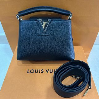 LV Capucines Mini in Red with GHW, Luxury, Bags & Wallets on Carousell