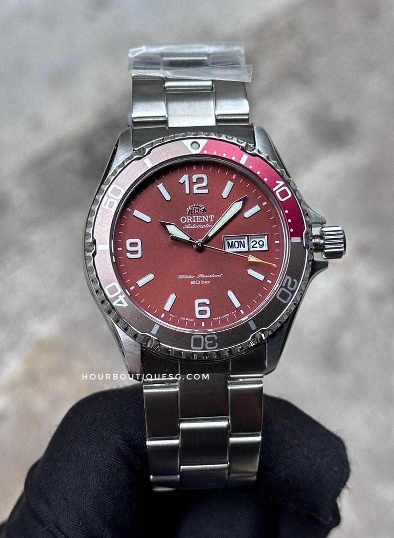 Orient kamasu red dial shop