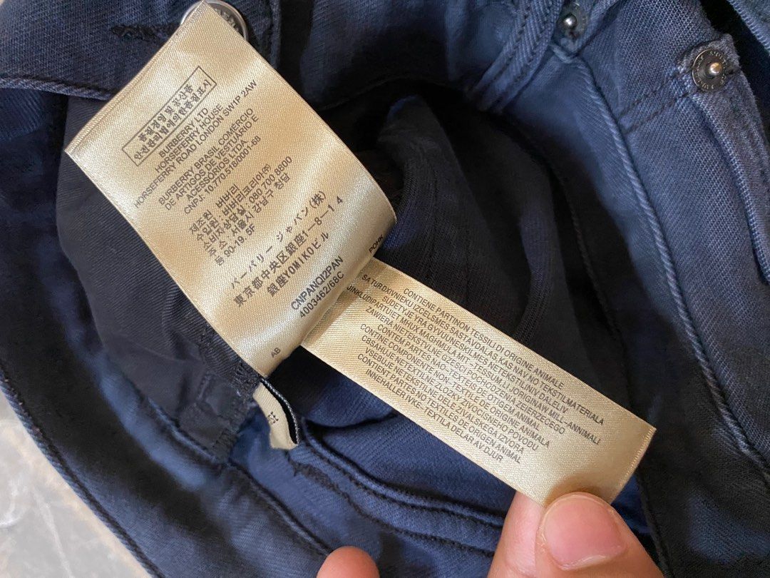 Burberry shop origen jeans