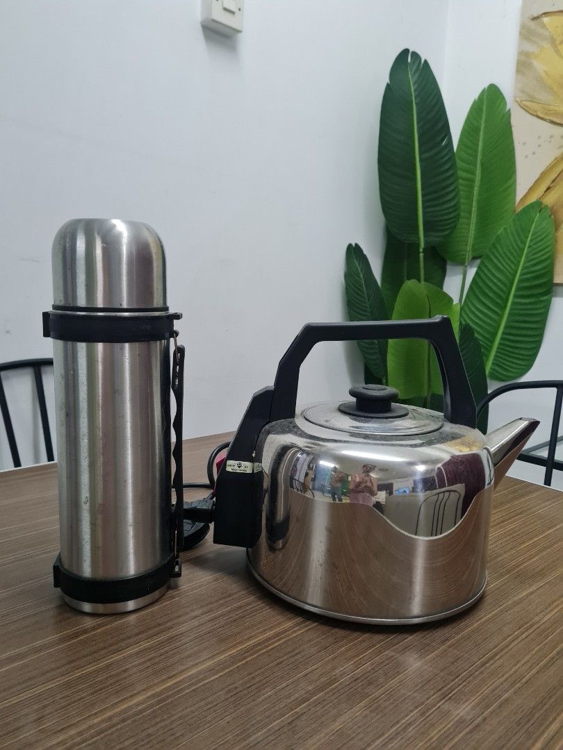 Butterfly electric shop kettle with flask