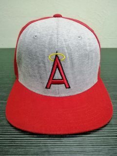 Vintage American Needle Blockhead Atlanta Braves Plain Logo Snapback Hat MLB