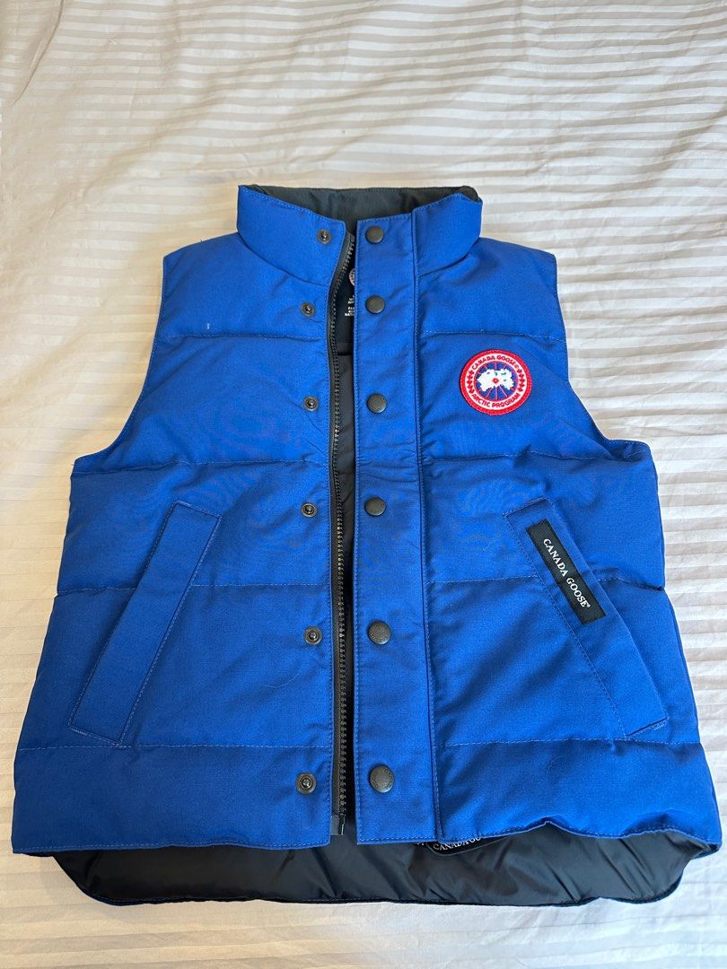 CANADA GOOSE KIDS Navy Vanier Down Vest