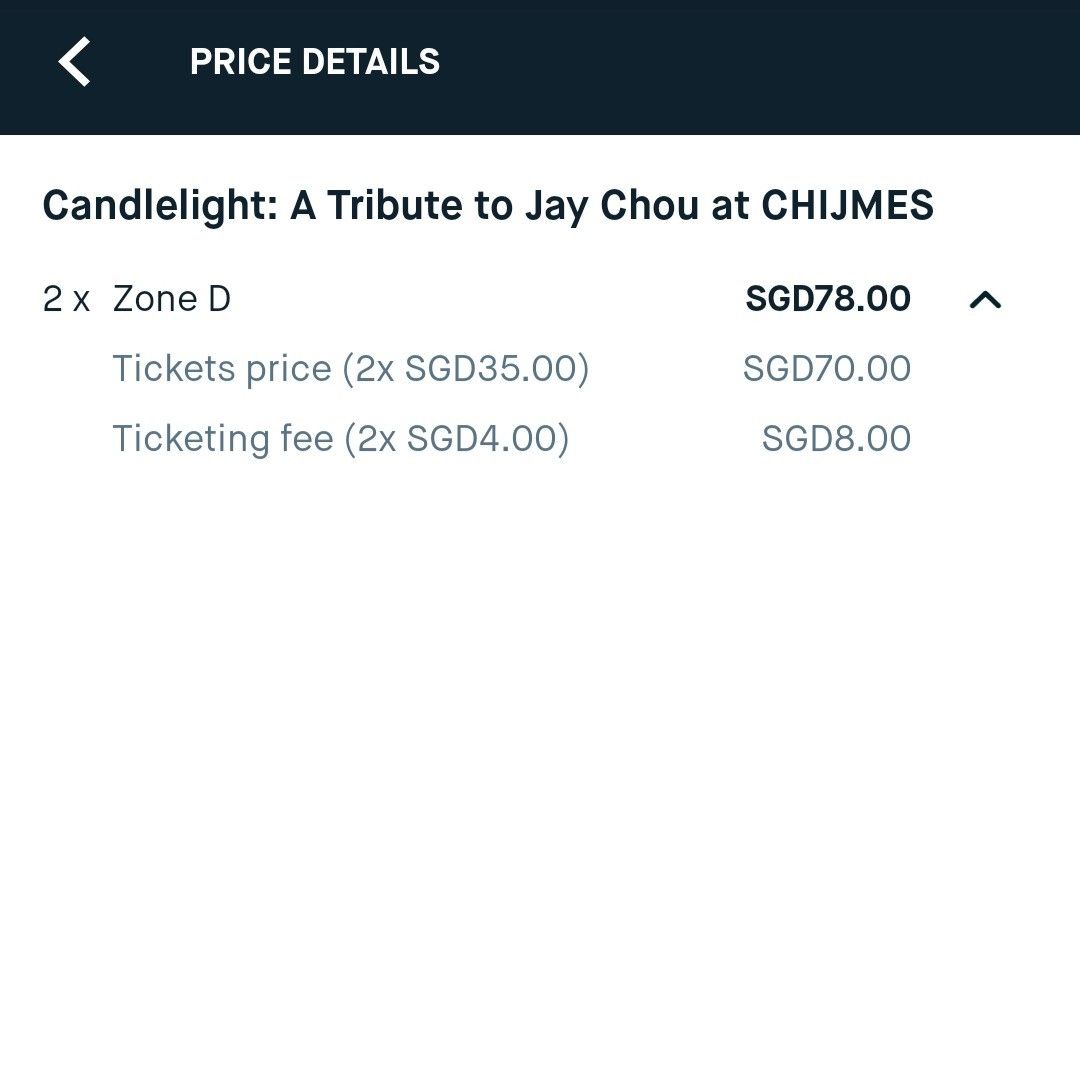 Candlelight A tribute to Jay Chou, Tickets & Vouchers, Event Tickets on Carousell