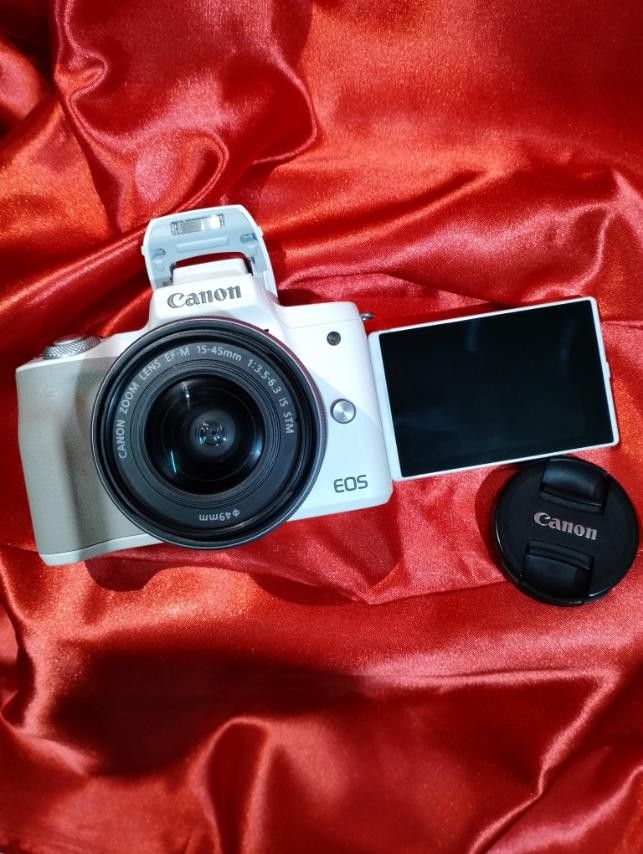CANON M50 (Category: Cameras) located in Caloocan City. Submitted by kitchanmaro (Listing ID 1248810011, Image 2). Description: search nalang po sa google ang specs. Good for photography and vlogging meet up / cop sa lbc.