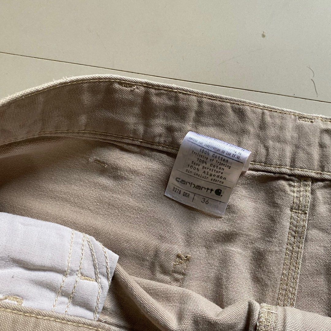 Carhartt B278 Khaki Carpenter Shorts