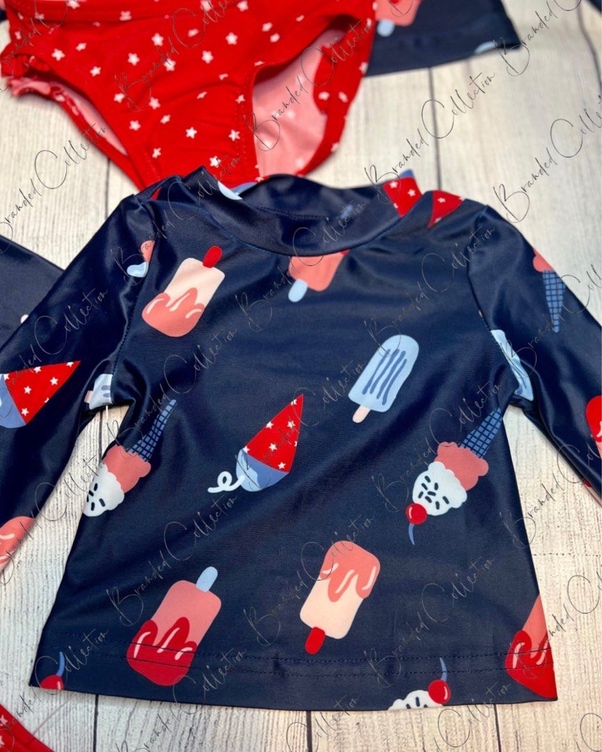 Carters baby girl best sale rash guard