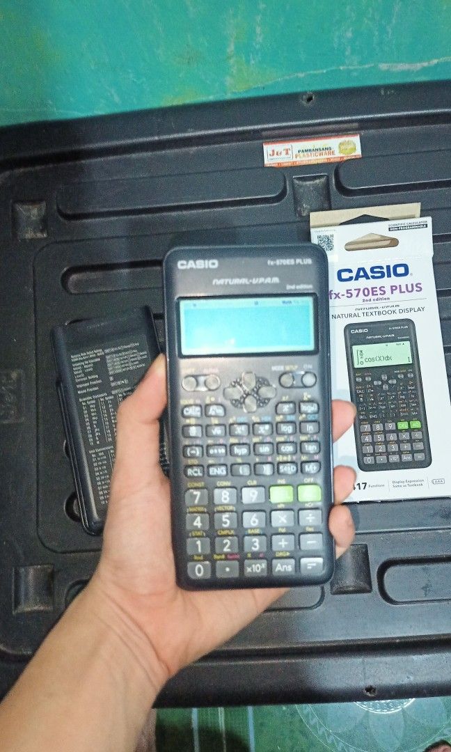 Casio fx 570 es plus sales battery