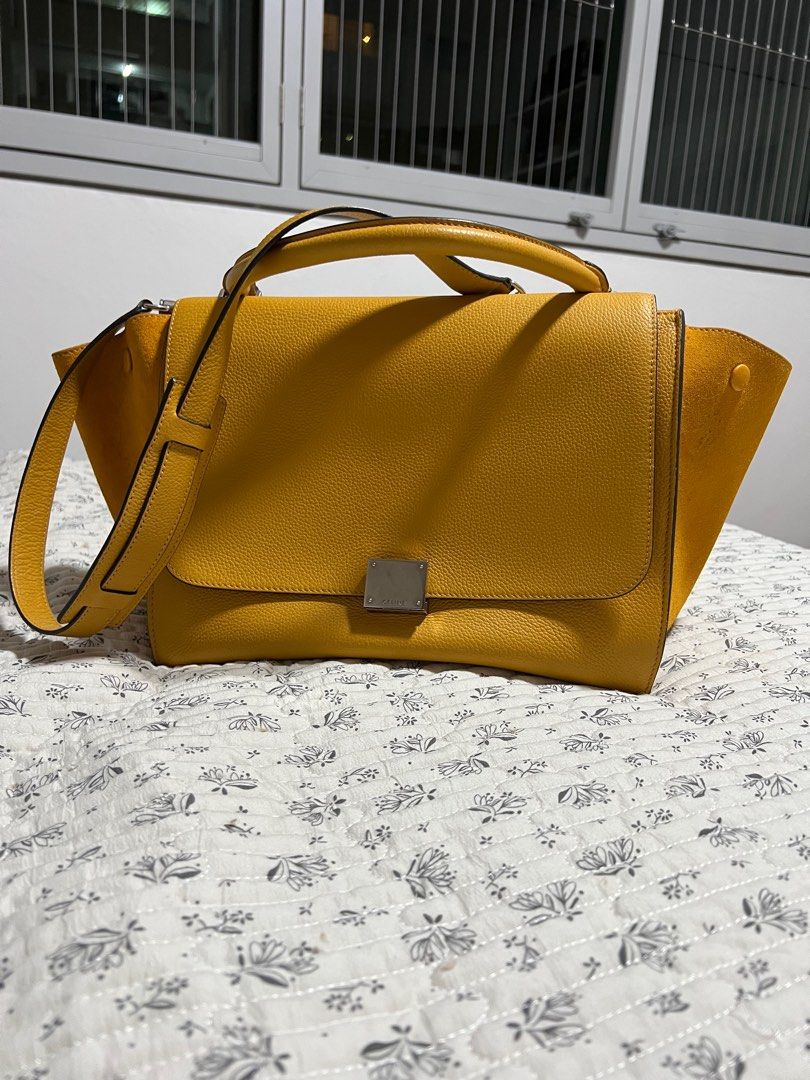 Celine trapeze yellow top