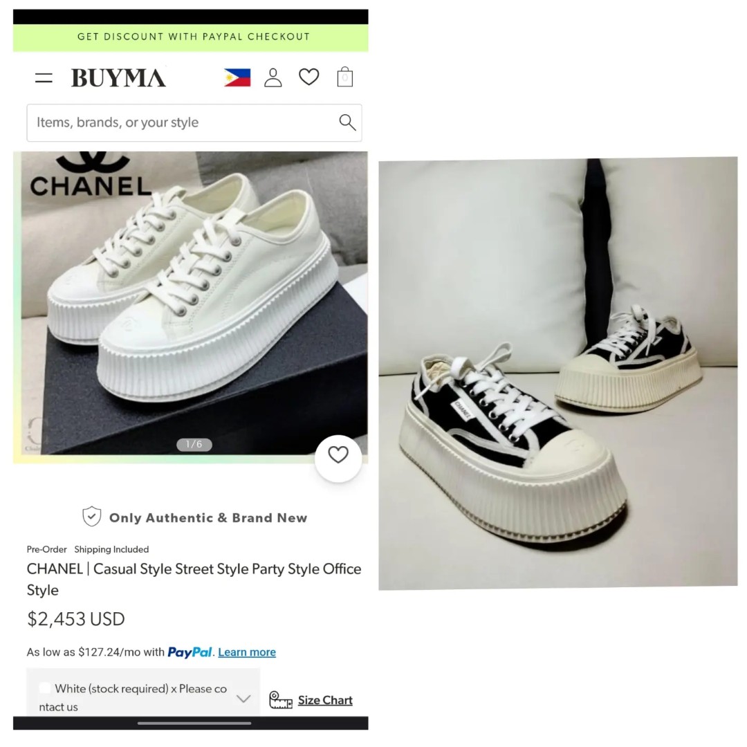 Chanel Creepers Canvas, Luxury, Sneakers & Footwear on Carousell