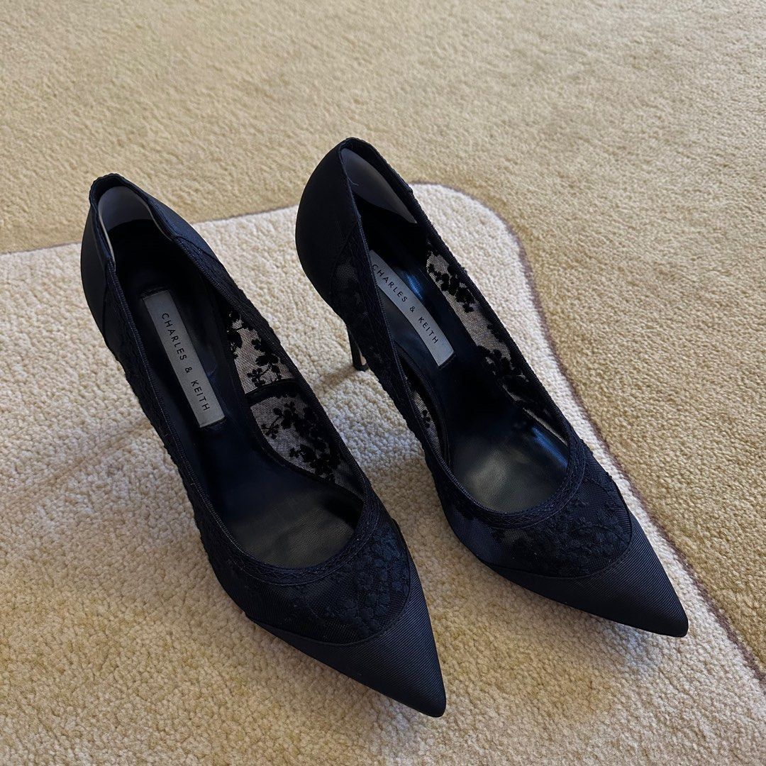 Charles & Keith Heels (Wedding Shoes), Women's Fashion, Footwear, Heels on  Carousell