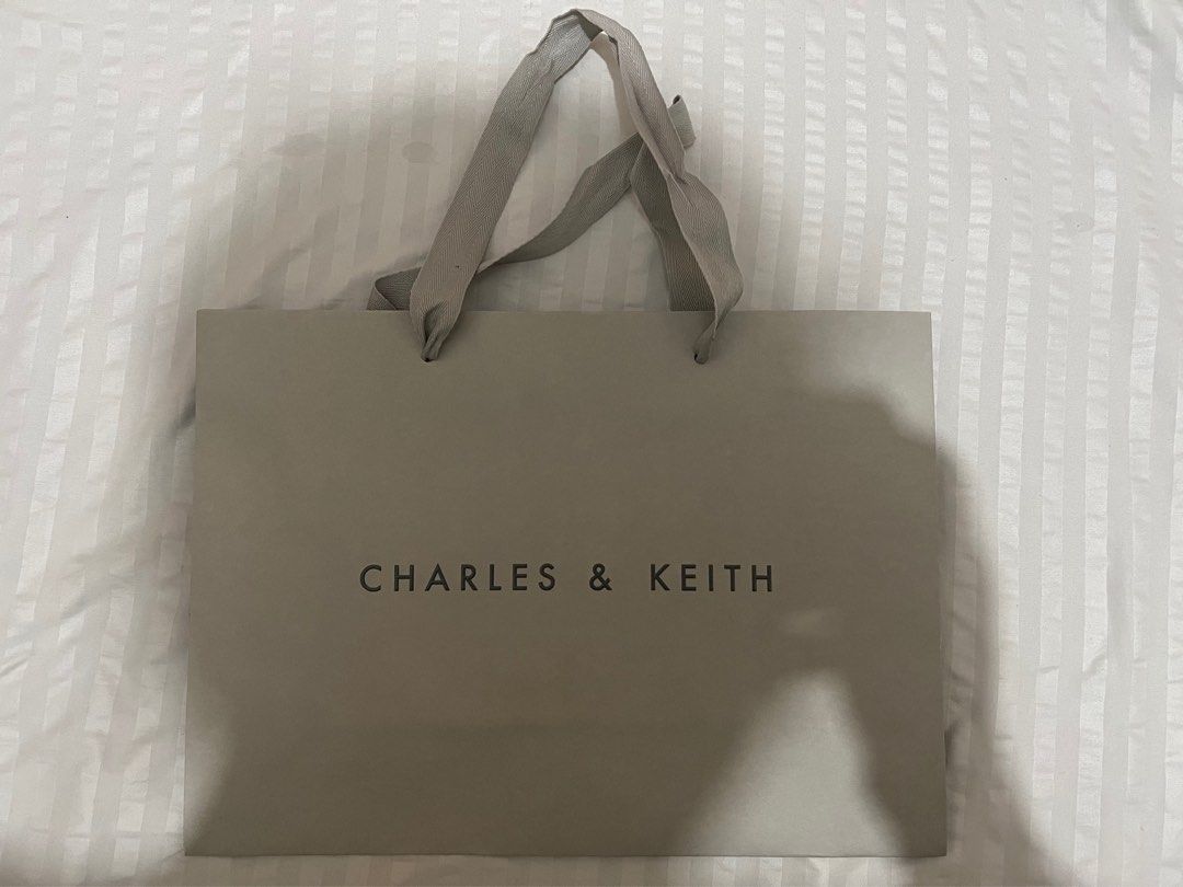 Paper bag charles and keith 2025 2019