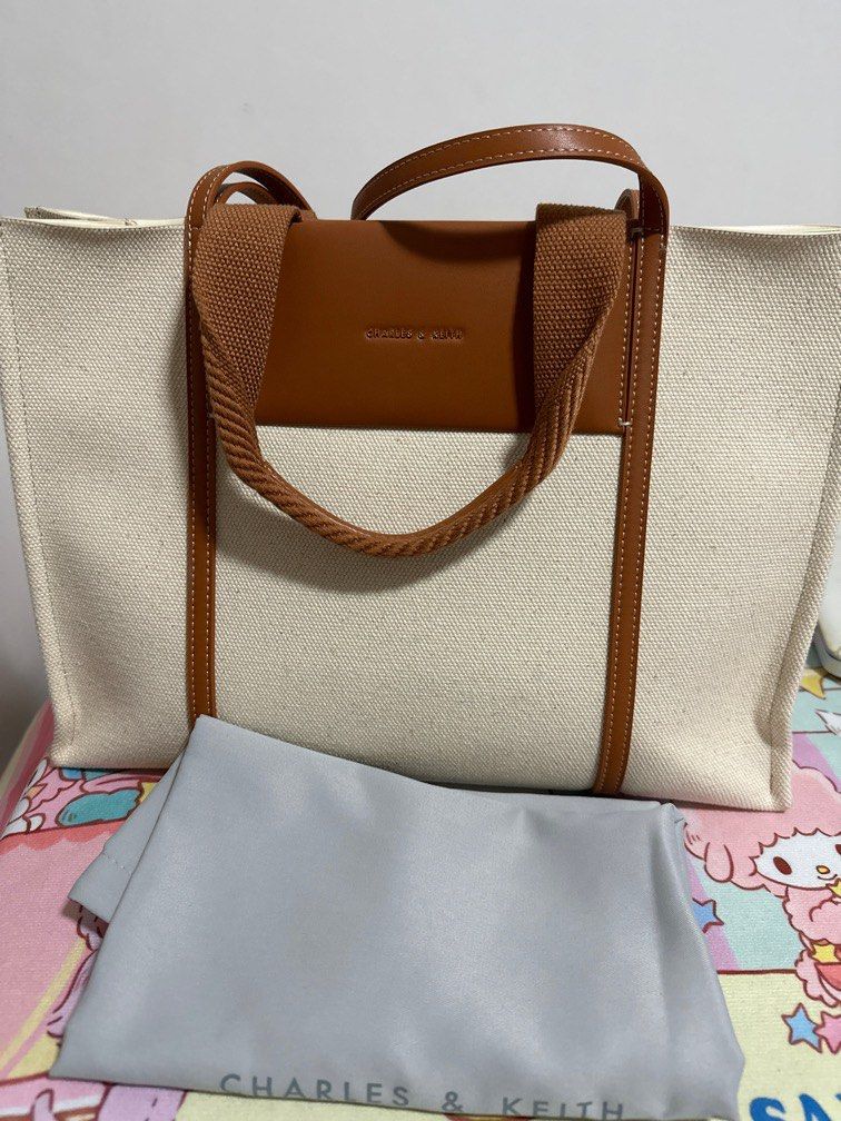 Charles and Keith Shalia Large Double Handle Tote Bag UNBOXING