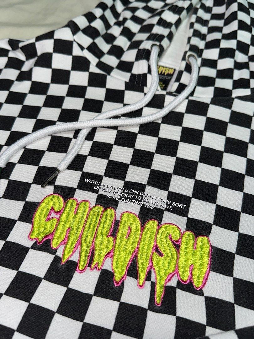 CHILDISH x Streetwear Hoodie Jacket Pullover Checkered