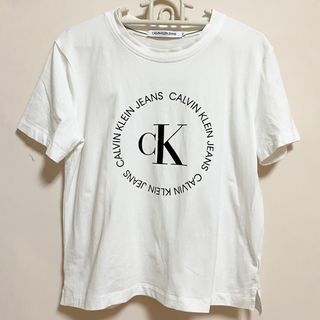 CK Calvin klein  白色 上衣 t恤 jennie代言品牌