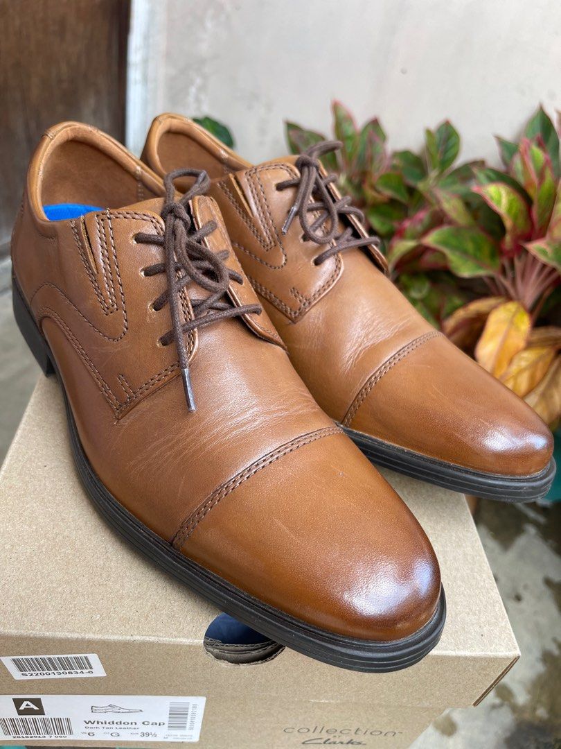 clarkdale hill dark tan leather