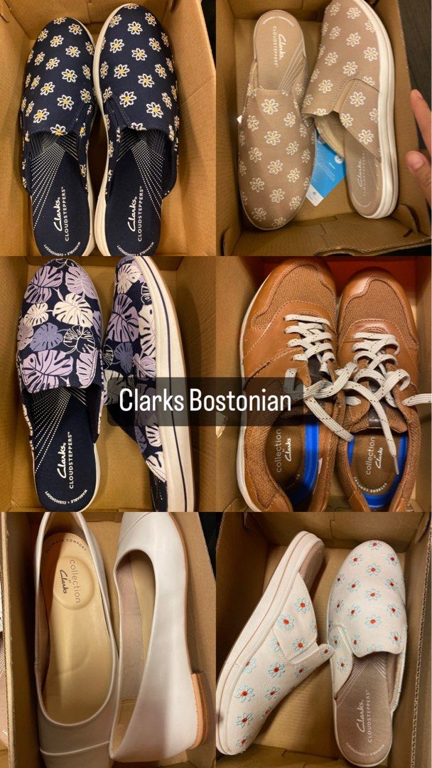 Clarks bostonian sale womens shoes