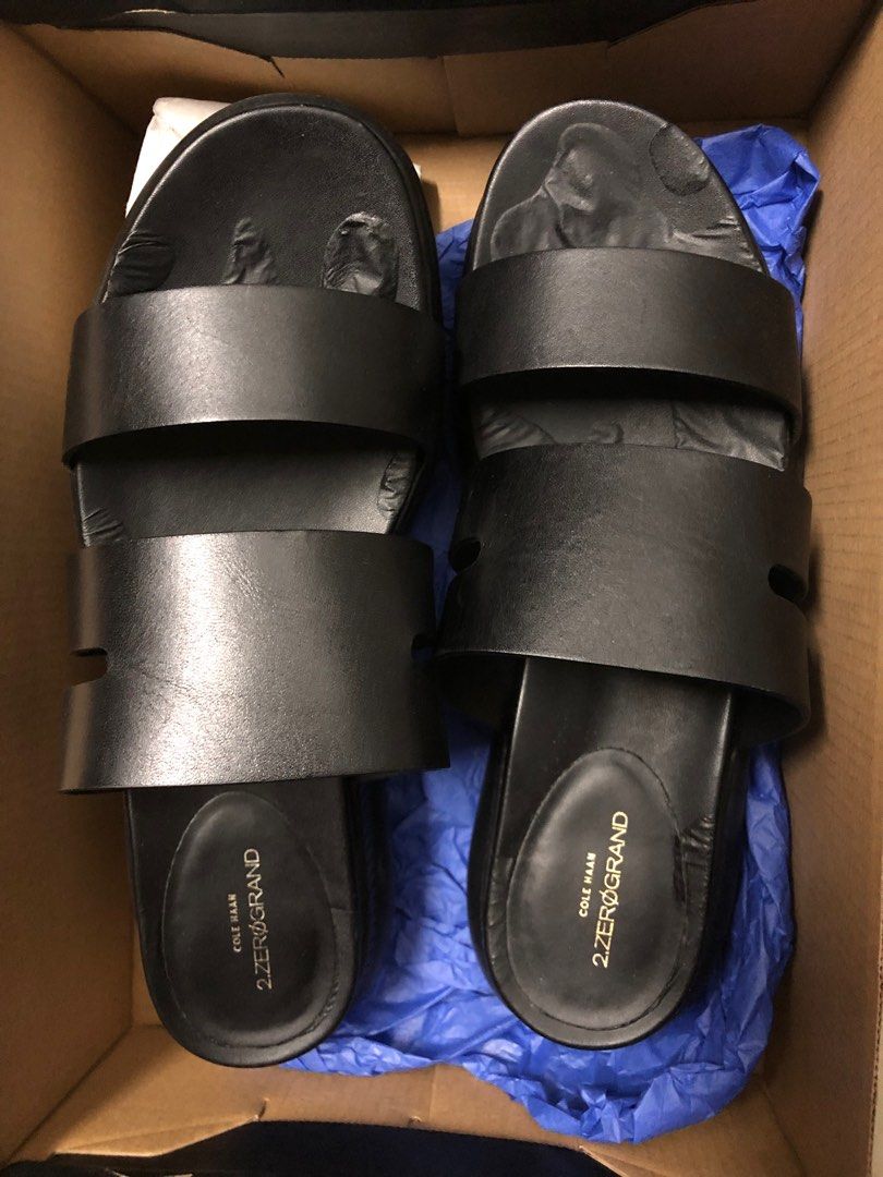 COLE HAAN 2 zerogrand slot sandal leather