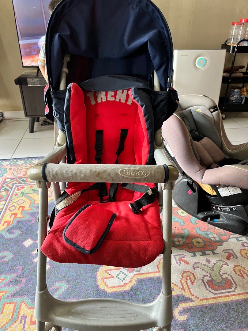 Pack n play store stroller carseat combo