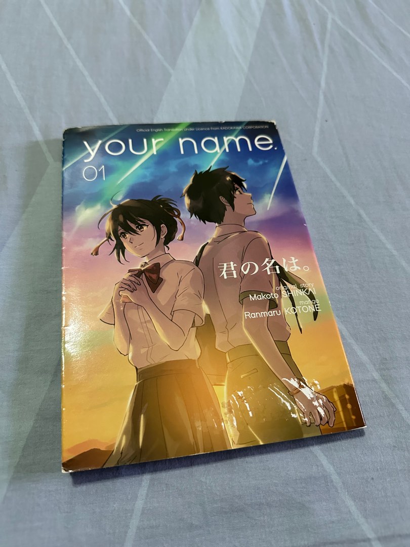 Kimi no na wa Your Name. Comic Manga Book English Version Vol. 1 Vol. 2  Vol. 3