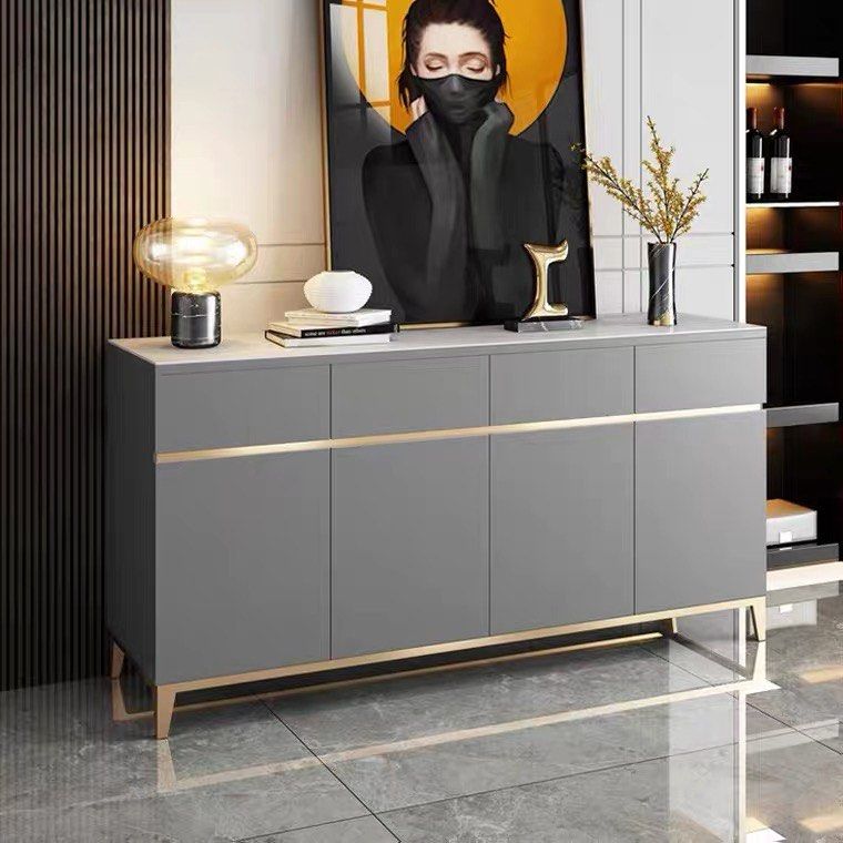 Grey contemporary sideboard deals
