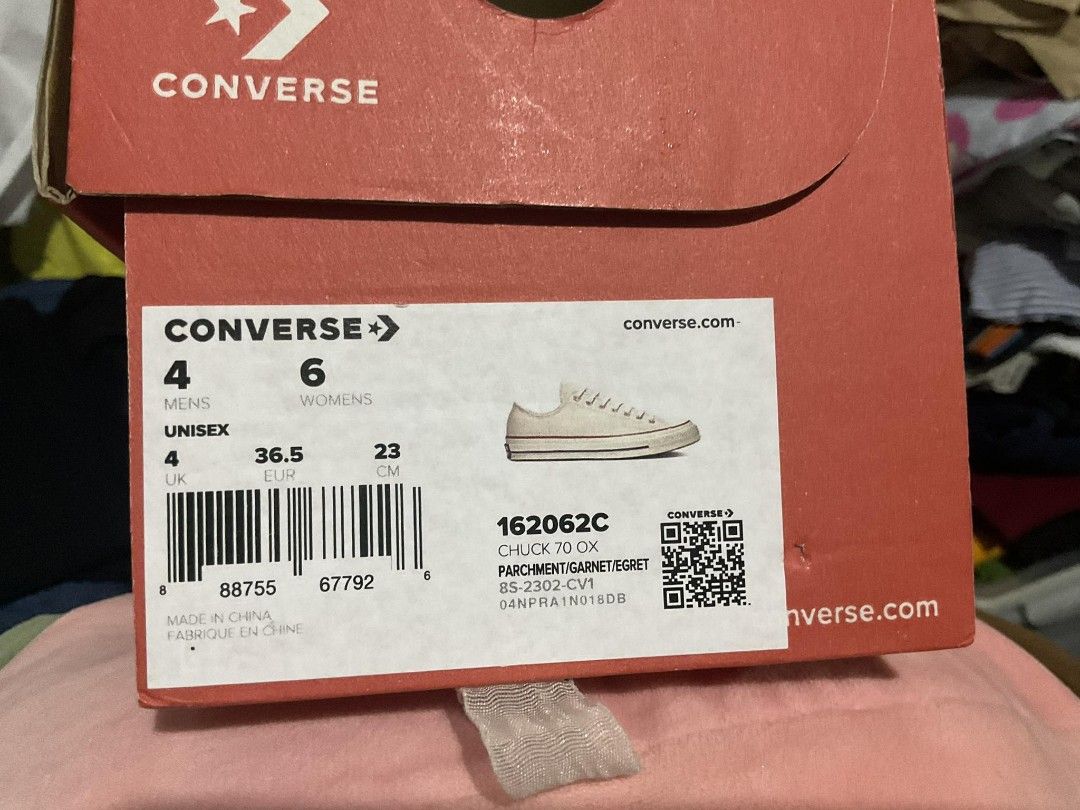 CONVERSE CHUCK 70 PARCHMENT LOW womens 6 (Category: Sneakers) located in Pagadian. Submitted by mastercrocs (Listing ID 1248847645, Image 2). Description: never been used. RFS: WRONG SIZE.