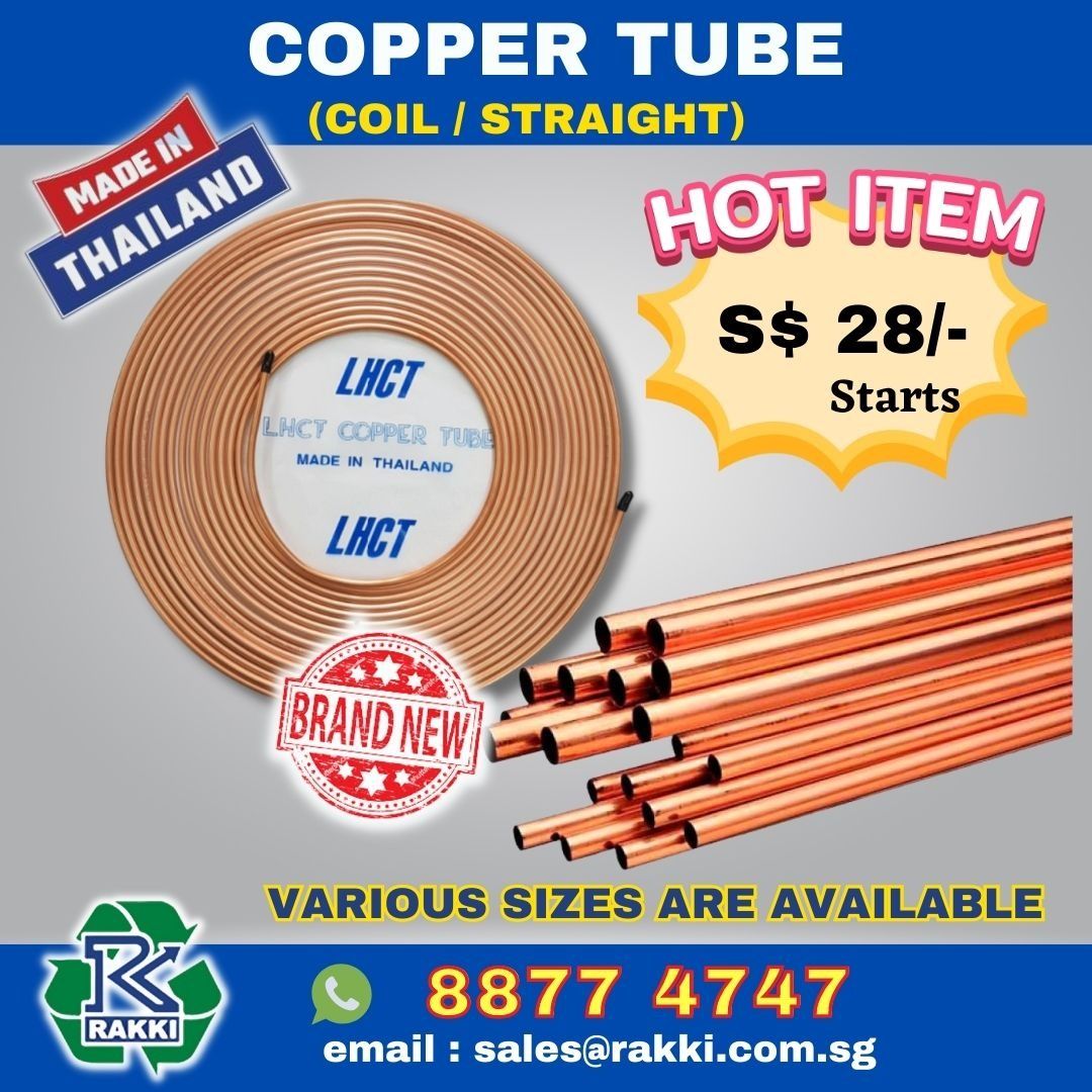 COPPER PIPE/TUBE (COIL/STRAIGHT) [AirCon/Refrigerator], Furniture ...