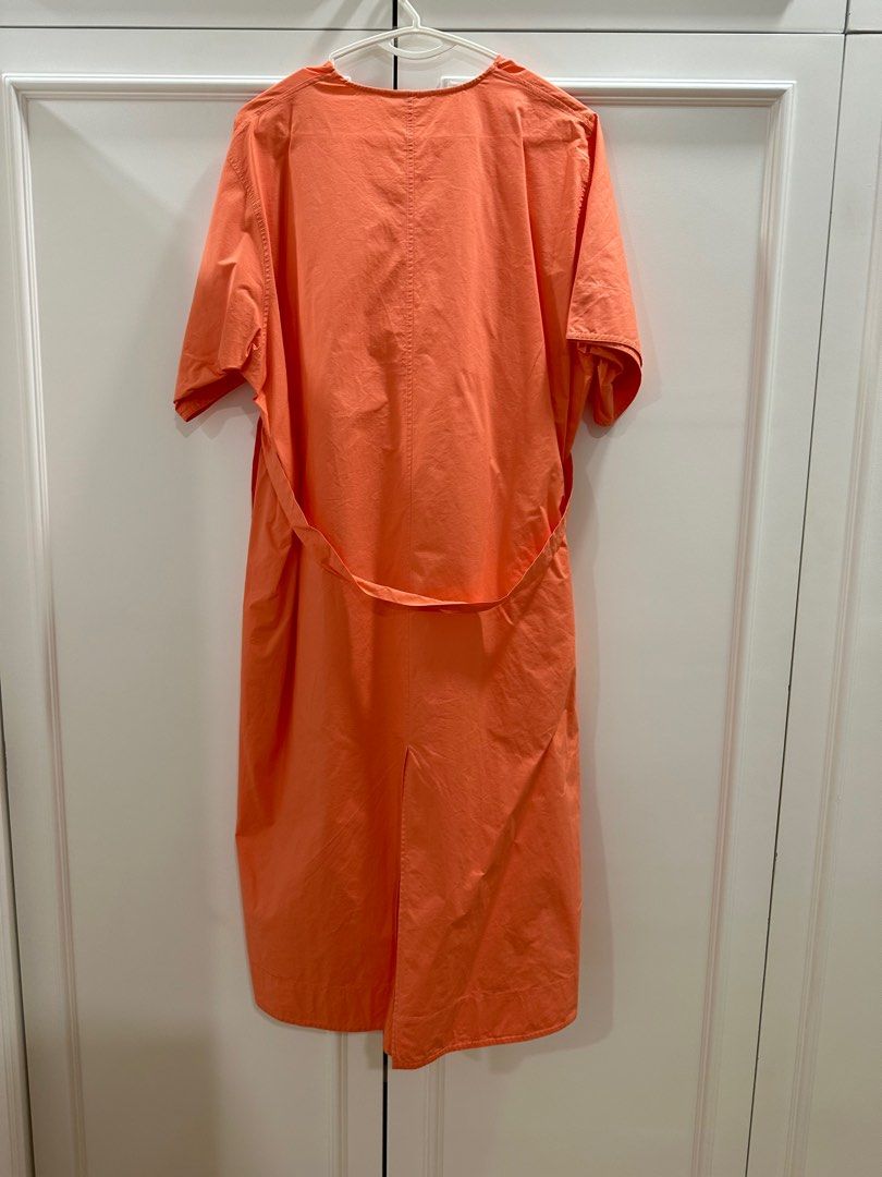 Cos orange dress sale