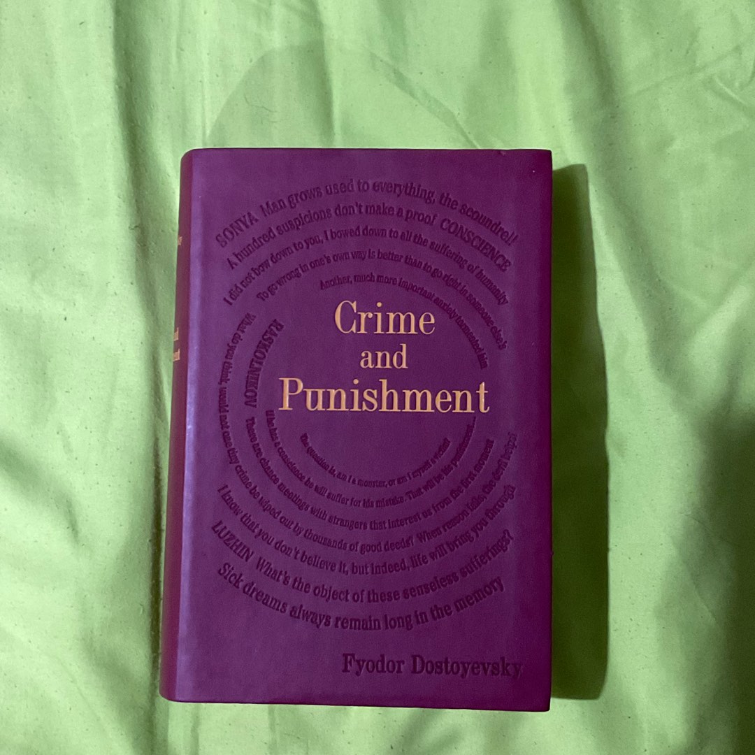 [Brand New] Crime and Punishment Dostoevsky Word Cloud Classics