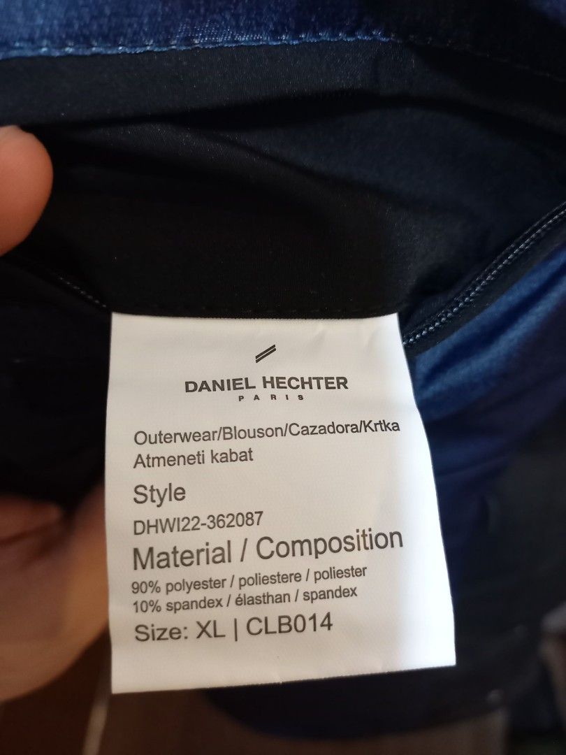 Daniel Hechter DH-X Outerwear (Black) (Category: Coats, Jackets and Outerwear) located in Malolos. Submitted by edwardnataniel (Listing ID 1248858763, Image 2). Description: Material: 90% polyester, 10% spandex Worn only twice. Bought from SM Megamall. Original price is Php 4800+.