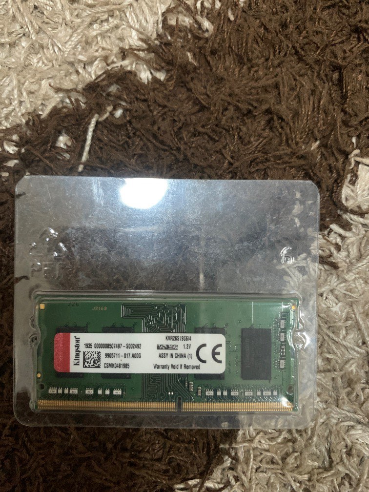 DDR4 4gb RAM - KINGSTON, Computers & Tech, Parts & Accessories ...