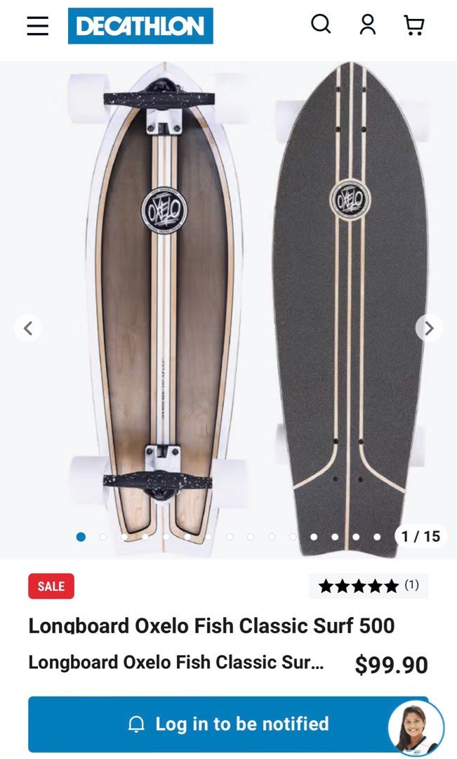 Longboard sales decathlon surf