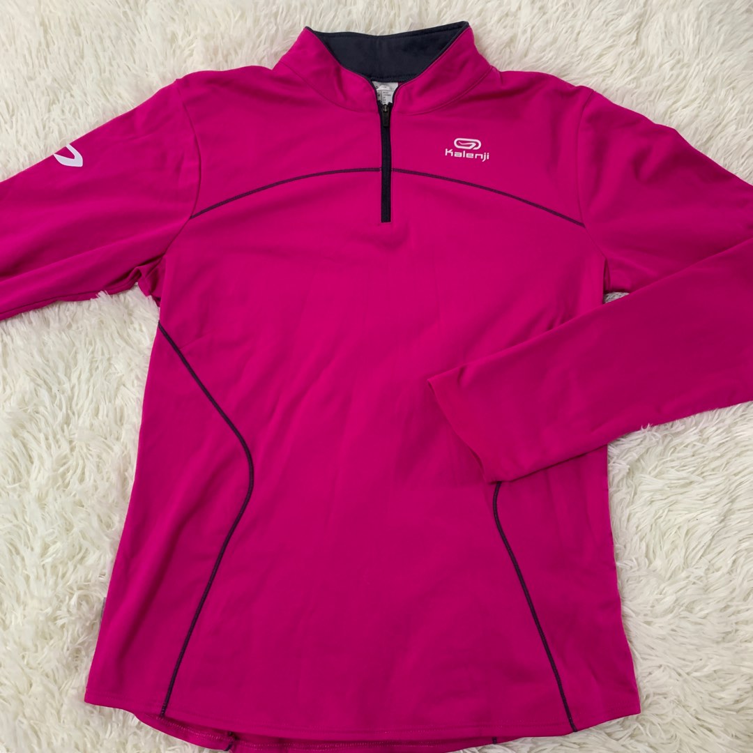 Decathlon Women's Warm Long Sleeved Running Jacket Pink, Women's
