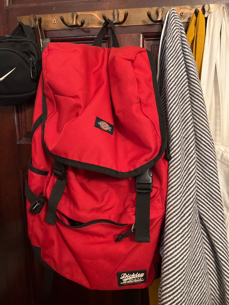 Red dickies backpack hot sale