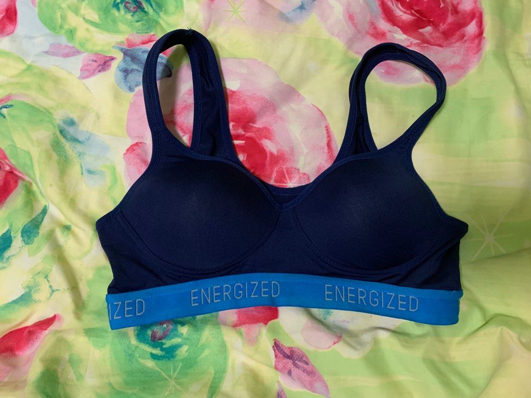Energized Pierre Cardin Sports Bra Women s Fashion Activewear on Carousell