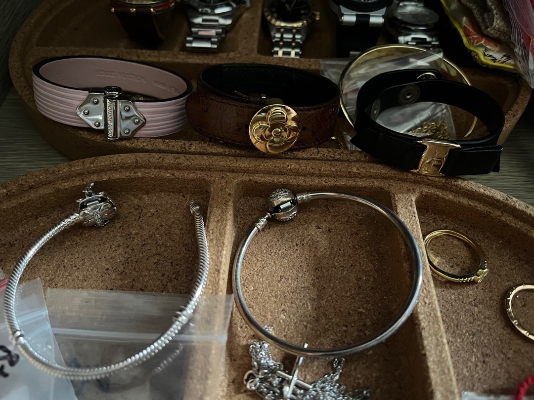 Ferragamo Louis Vuitton Pandora Bracelets, Women's Fashion, Watches &  Accessories, Other Accessories on Carousell