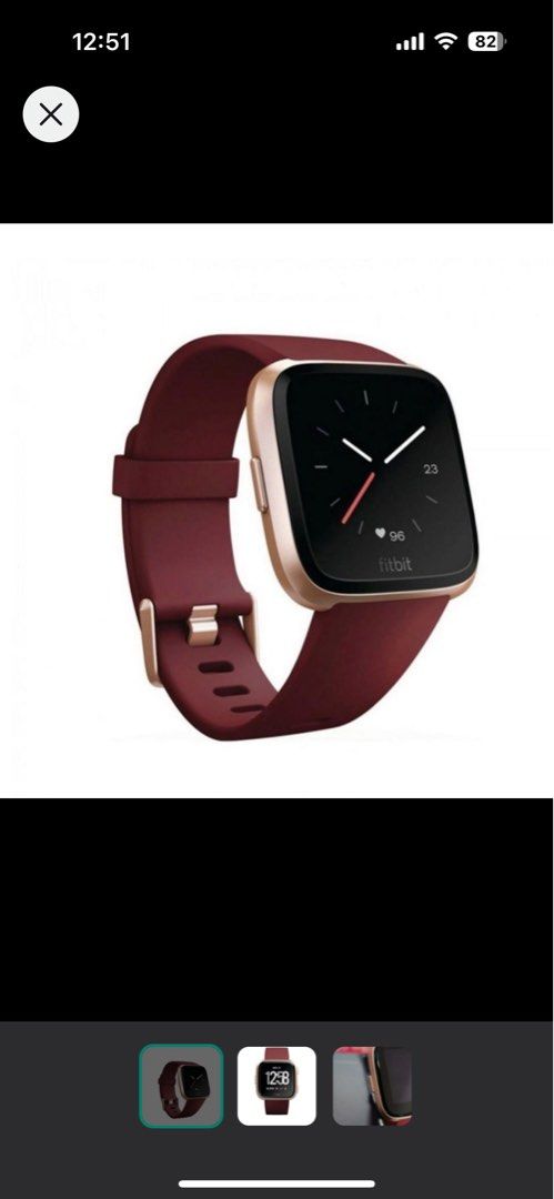 Fitbit versa special edition ruby clearance