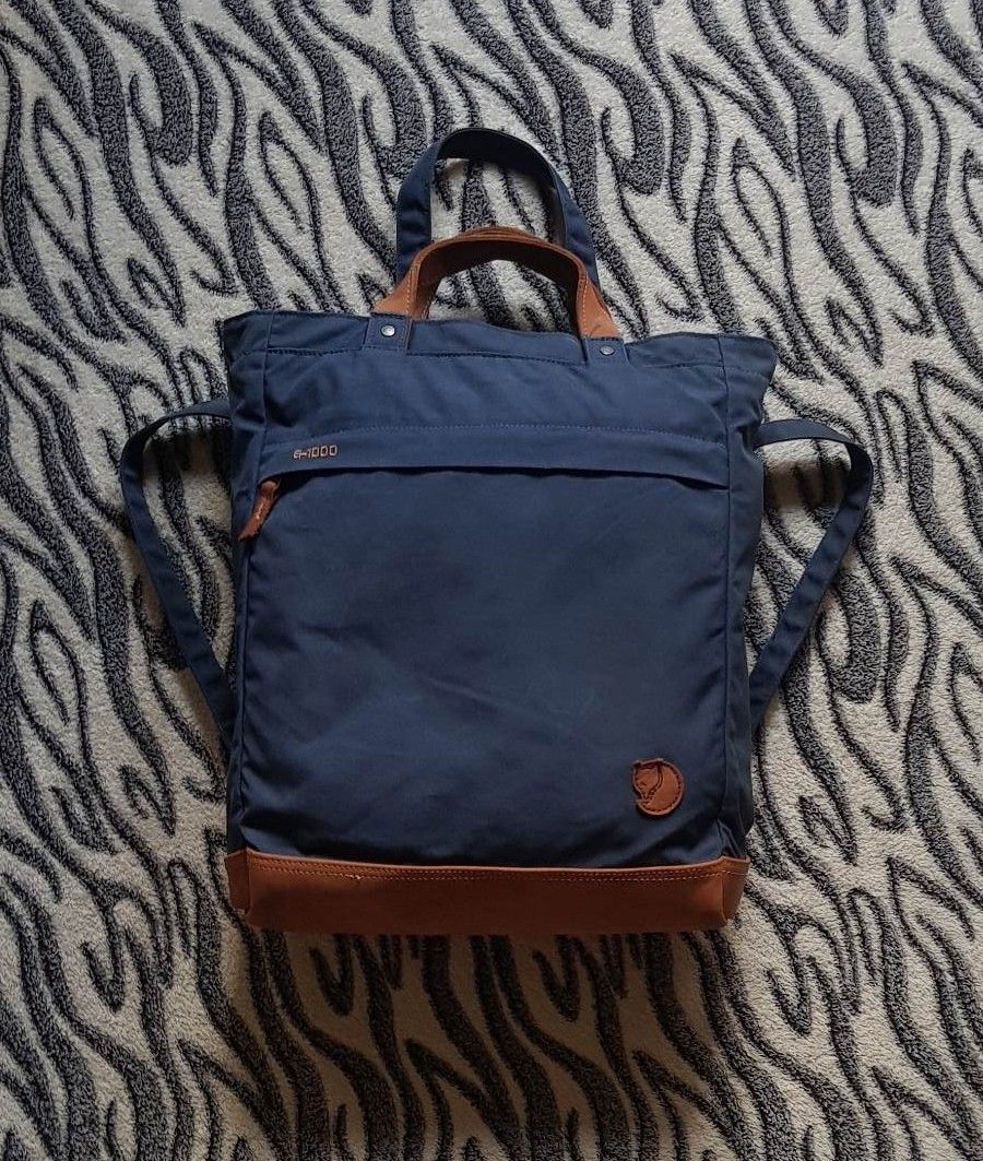 FJALL RAVEN KANKEN G1000 3 WAY BAG CANVASS x LEATHER, Women's