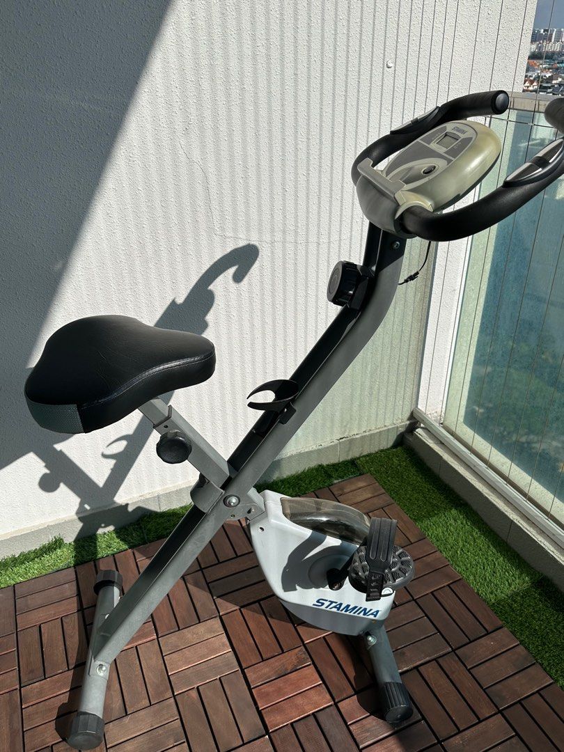 Stamina cardio folding exercise bike online
