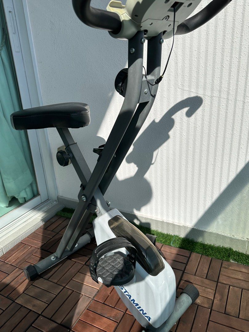 Stamina cardio folding exercise bike hotsell