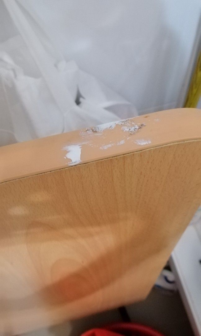 Foldable table (Category: Tables & Sets) located in Singapore. Submitted by bubblicious_115 (Listing ID 1248807507, Image 3). Description: Size is 75cm by 45cm. Edges are rough, as it has been around for long time. If you need delivery to your place, it will be additional $5(Sengkang, jurong or toa payoh area)..
