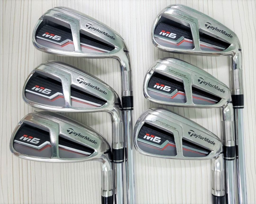 Irons!!! Taylormade M6 with Steel Shaft (Stiff), Sports
