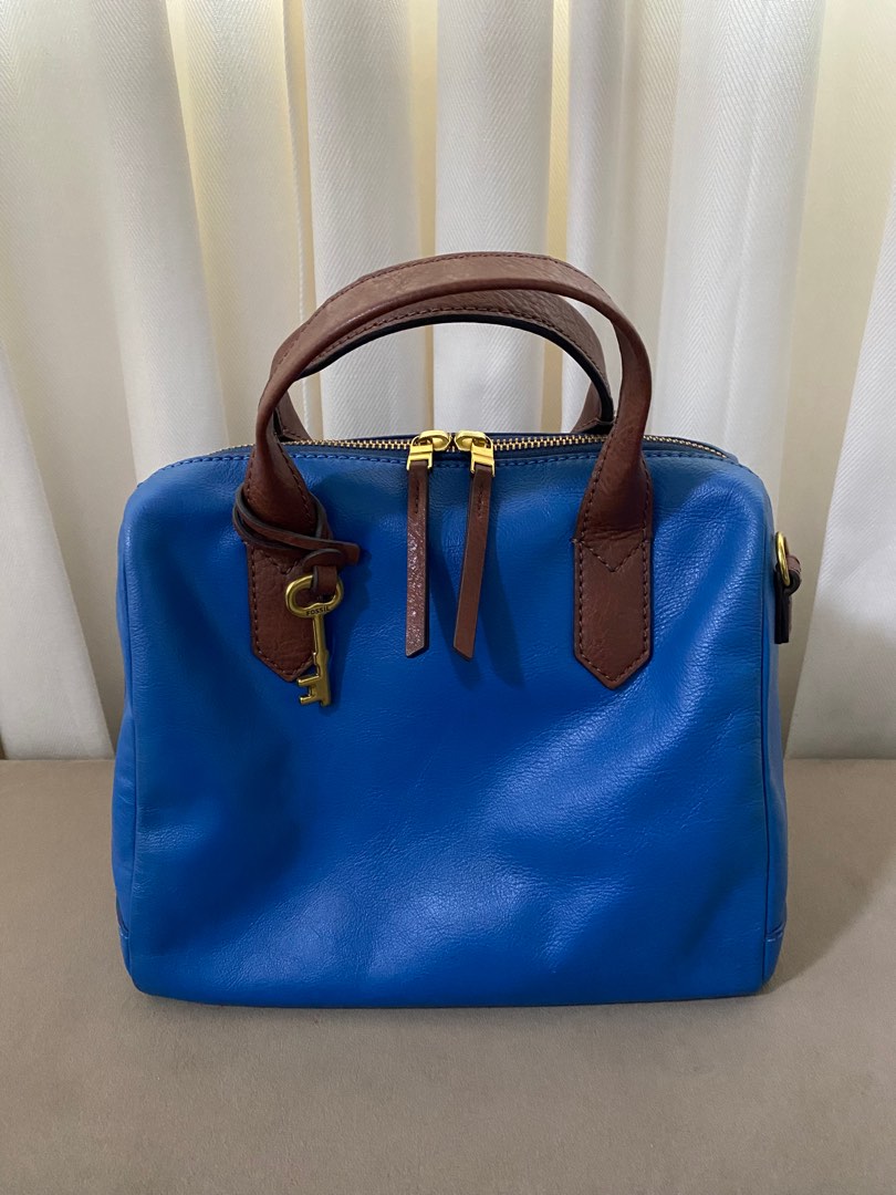 Fossil blue sale bag