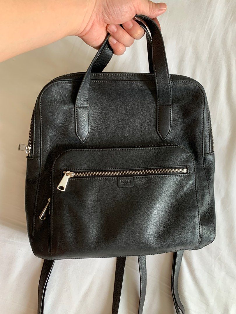 Fossil Leather Backpack Women s Fashion Bags Wallets