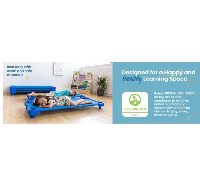 [FREE DELIVERY] Stackable Daycare Cots for Preschool Kids Sleeping
