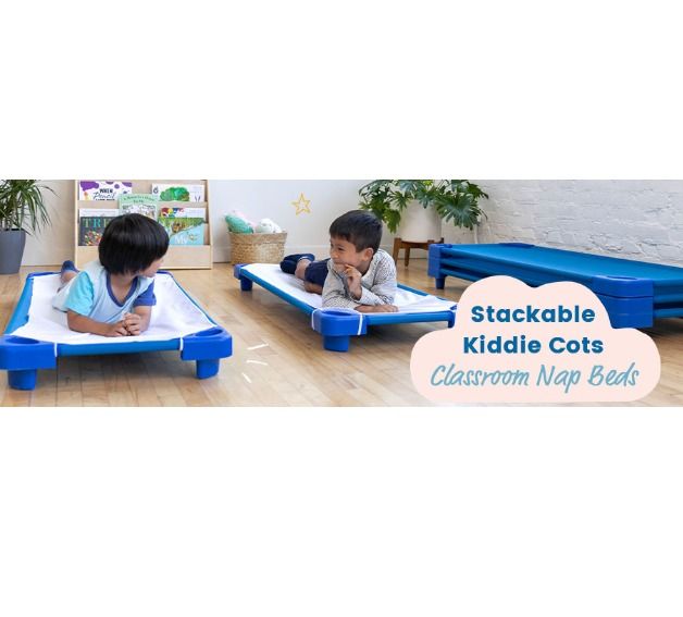 [FREE DELIVERY] Stackable Daycare Cots for Preschool Kids Sleeping